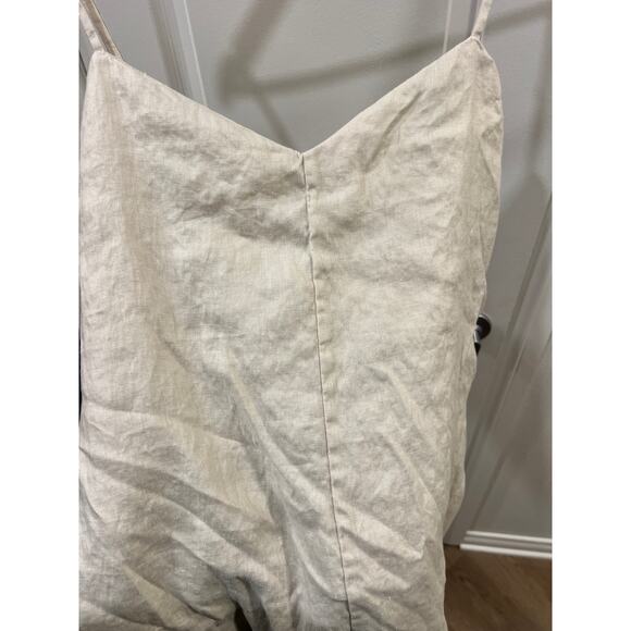 Reformation Giselle Linen Dress in Cream size XL - Picture 6 of 7